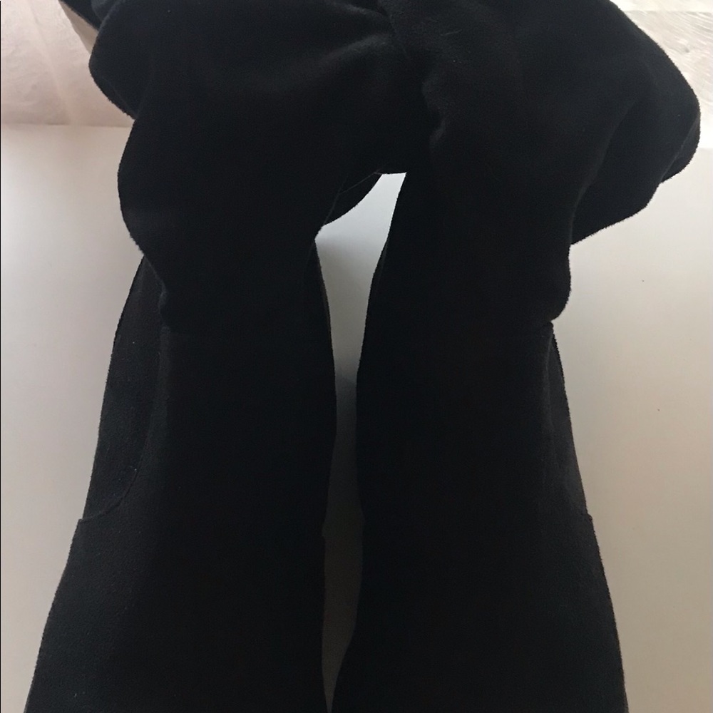 Black Knee High Boots